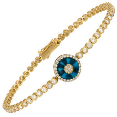 Pulseira riviera olho grego