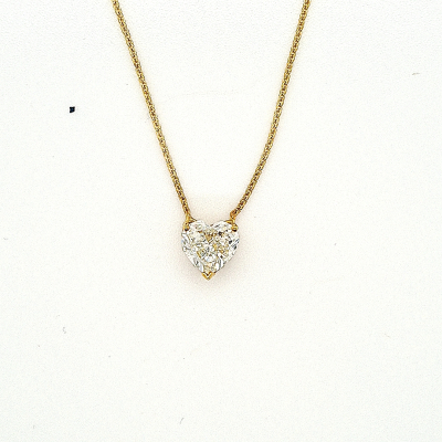 Gargantilha Coração de Diamante