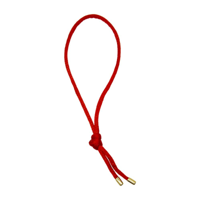 Pulseira Fio Vermelho com Ponteira de Ouro