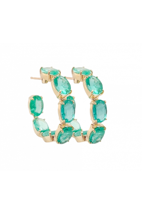 Argola Esmeralda Int. e Ext.