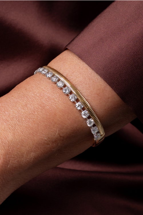 Pulseira Bracelete Brilhante
